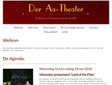Tablet Screenshot of deraatheater.nl